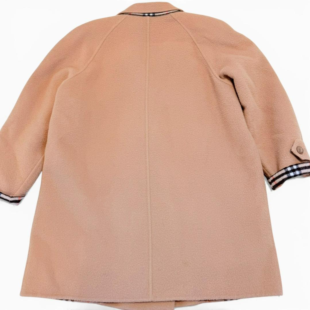 【美品】 Burberry ノバチェック ベージュ ウール チェスターコート