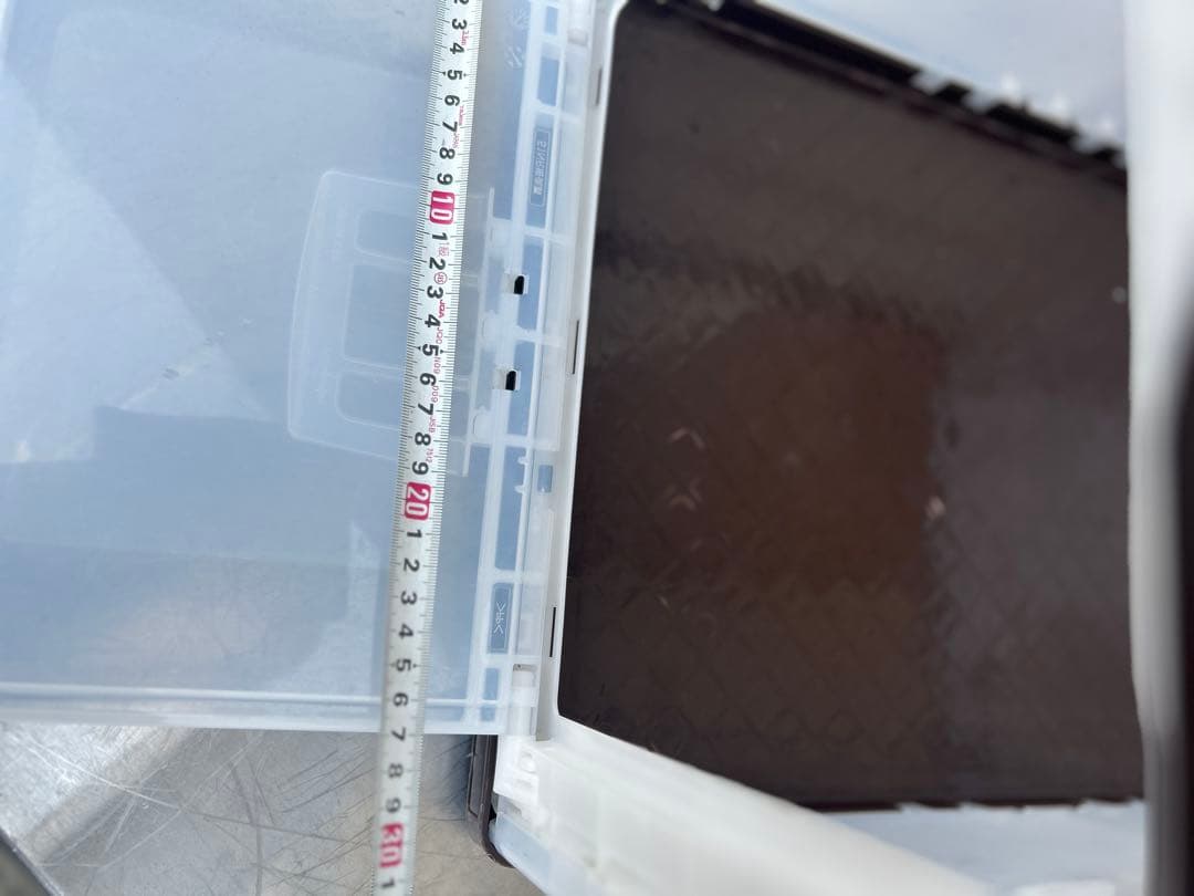 アスクル 折りたたみコンテナ 現場のチカラ ブラウン　20個セット