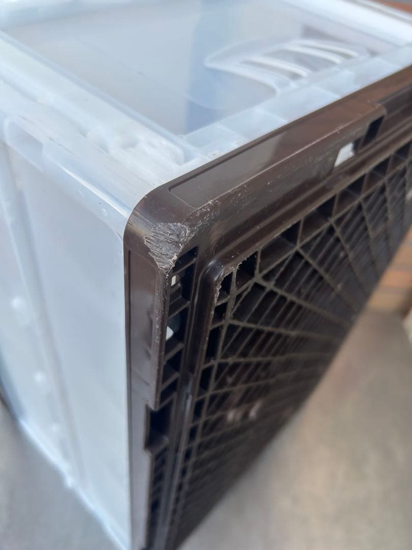 アスクル 折りたたみコンテナ 現場のチカラ ブラウン　20個セット