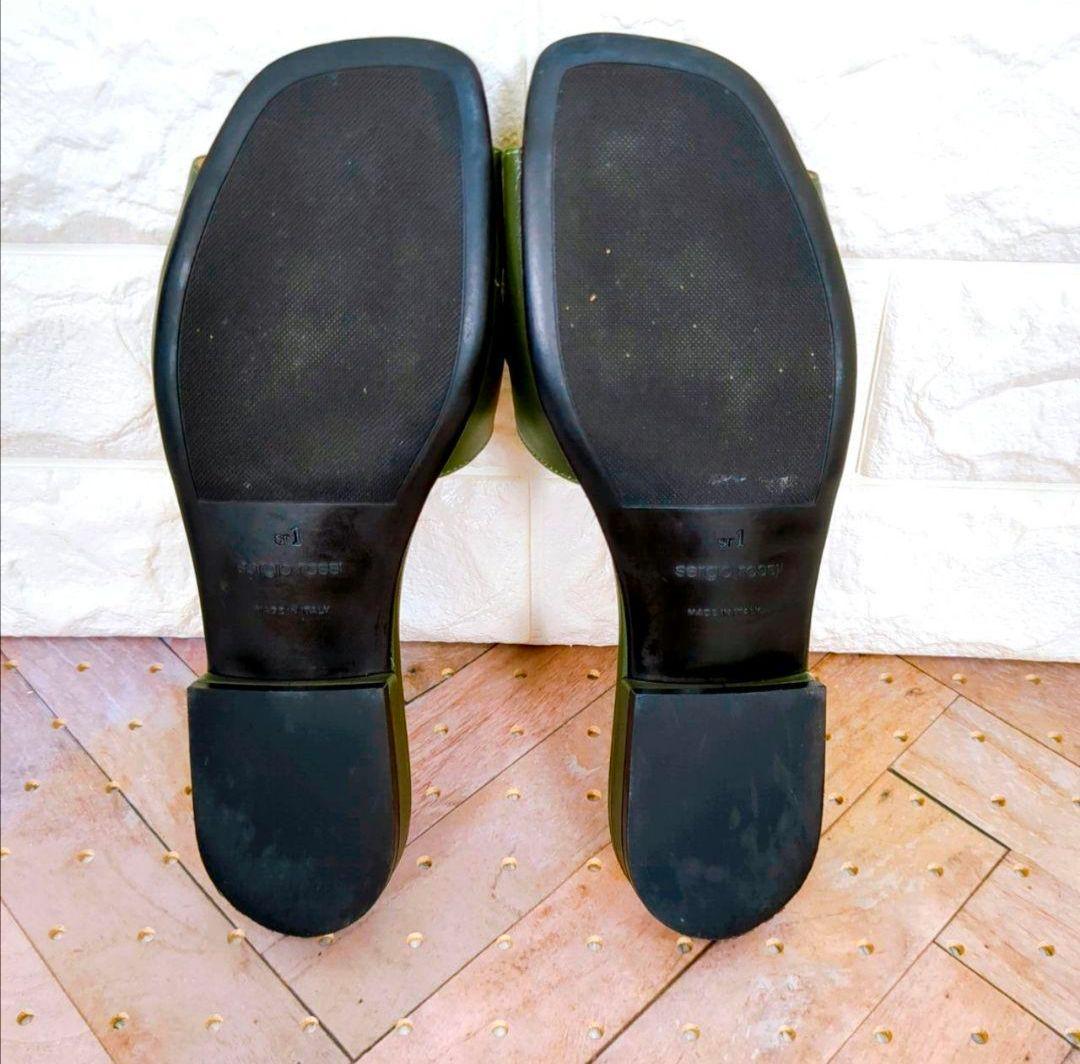 sergio rossi　セルジオロッシ　sr1　ミュール　サンダル　レザー