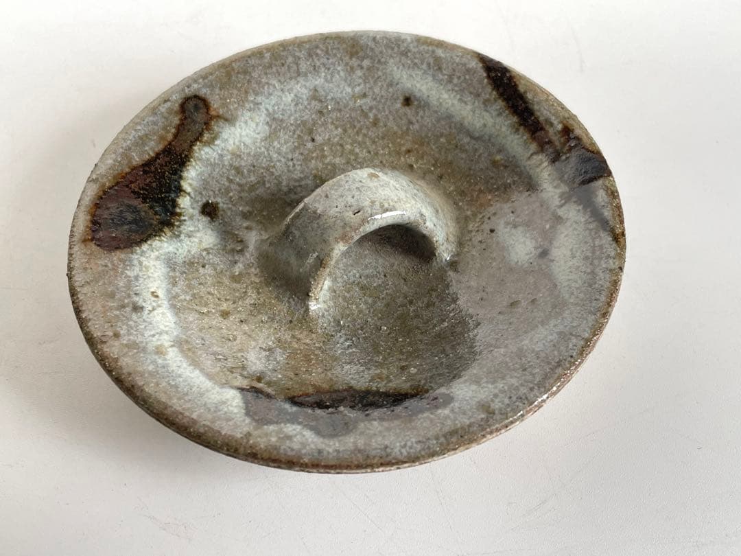 陶芸家　人間国宝　濱田庄司　浜田庄司　？　鉄絵　トウキビ文　水指　茶道具　益子