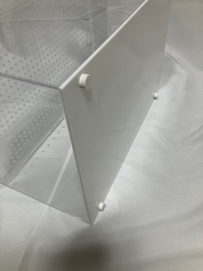 【5box】30×20×15 白底 レプタイルボックス同等　マグネット アクリル