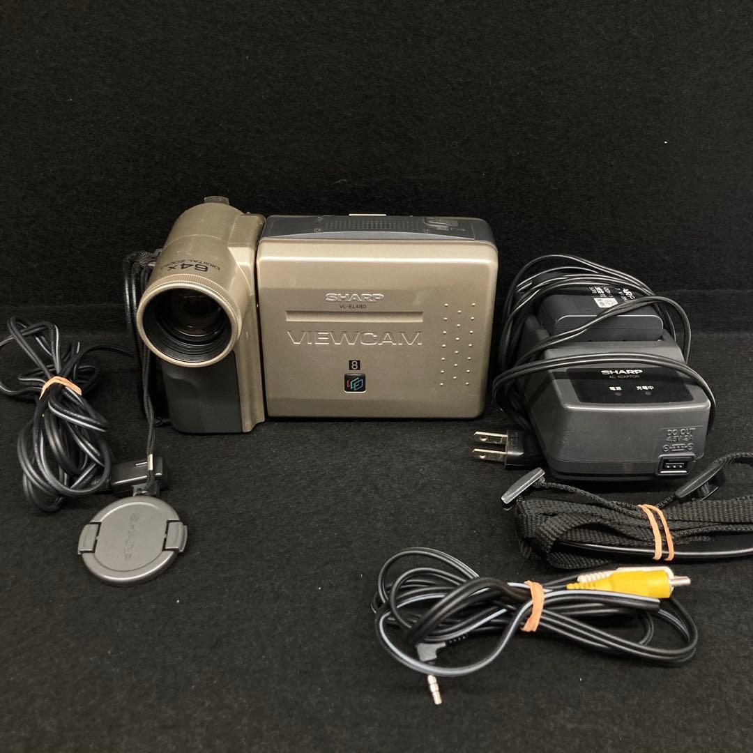 希少大人気　動作品シャープ　SHARP ビデオカメラ VL-EL480 8ミリ⭐︎