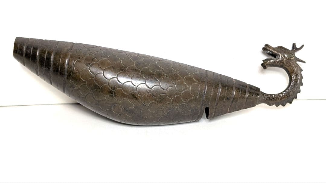 アンティーク錠前　双龍鍵　鍵　工芸品