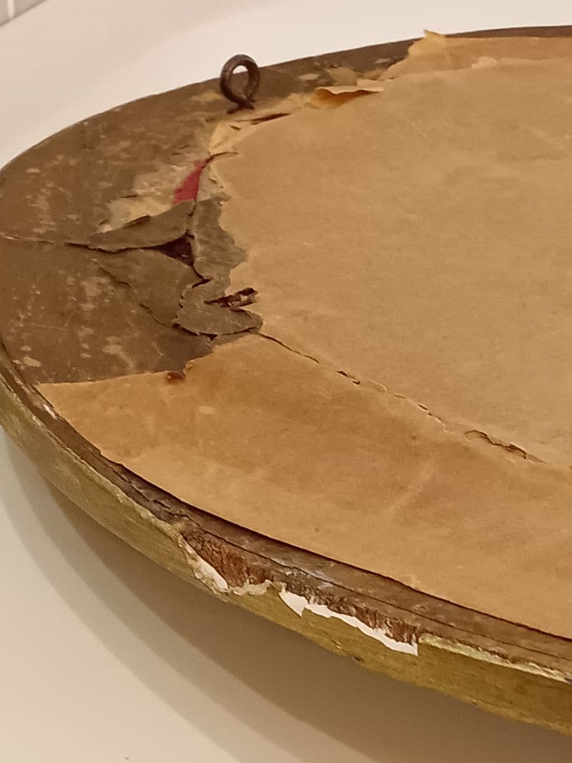 フランス　アンティーク　キリスト像　オブジェ　メダイヨン