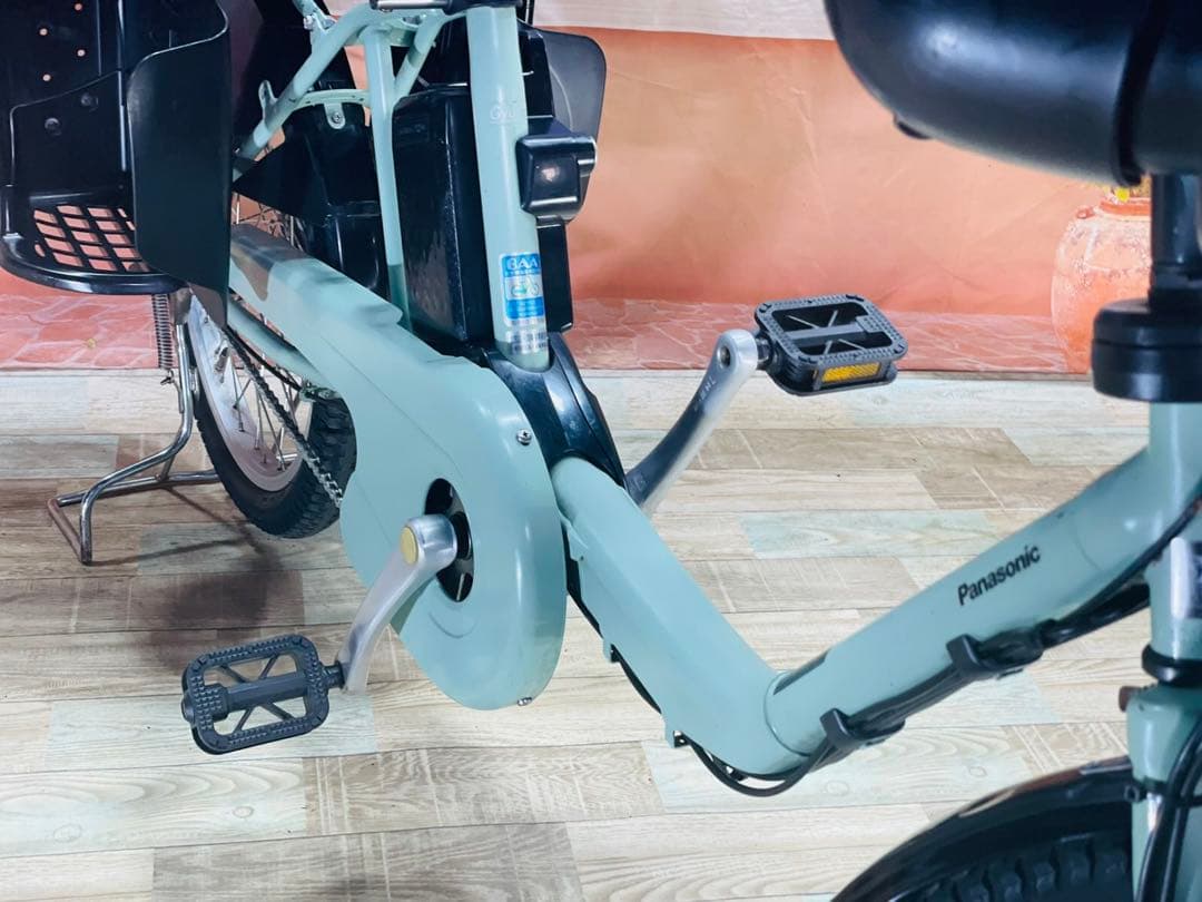 パナソニックギュット⭐️12AH！子供乗せ電動アシスト自転車Y2362