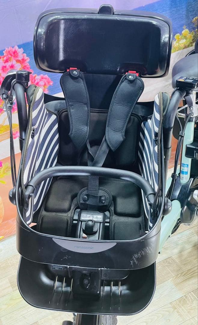 パナソニックギュット⭐️12AH！子供乗せ電動アシスト自転車Y2362
