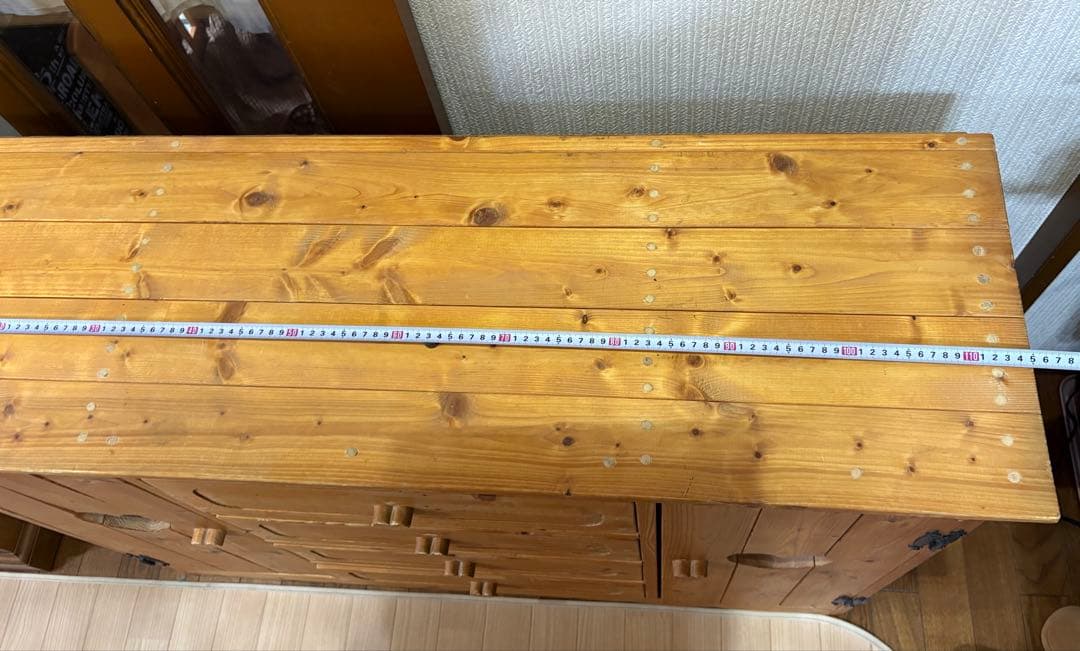 カントリー家具　チェスト　ハート