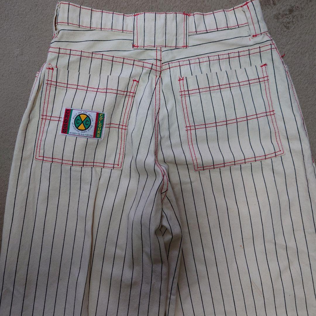 CROSS COLOURS ベースボールプリントチノパン