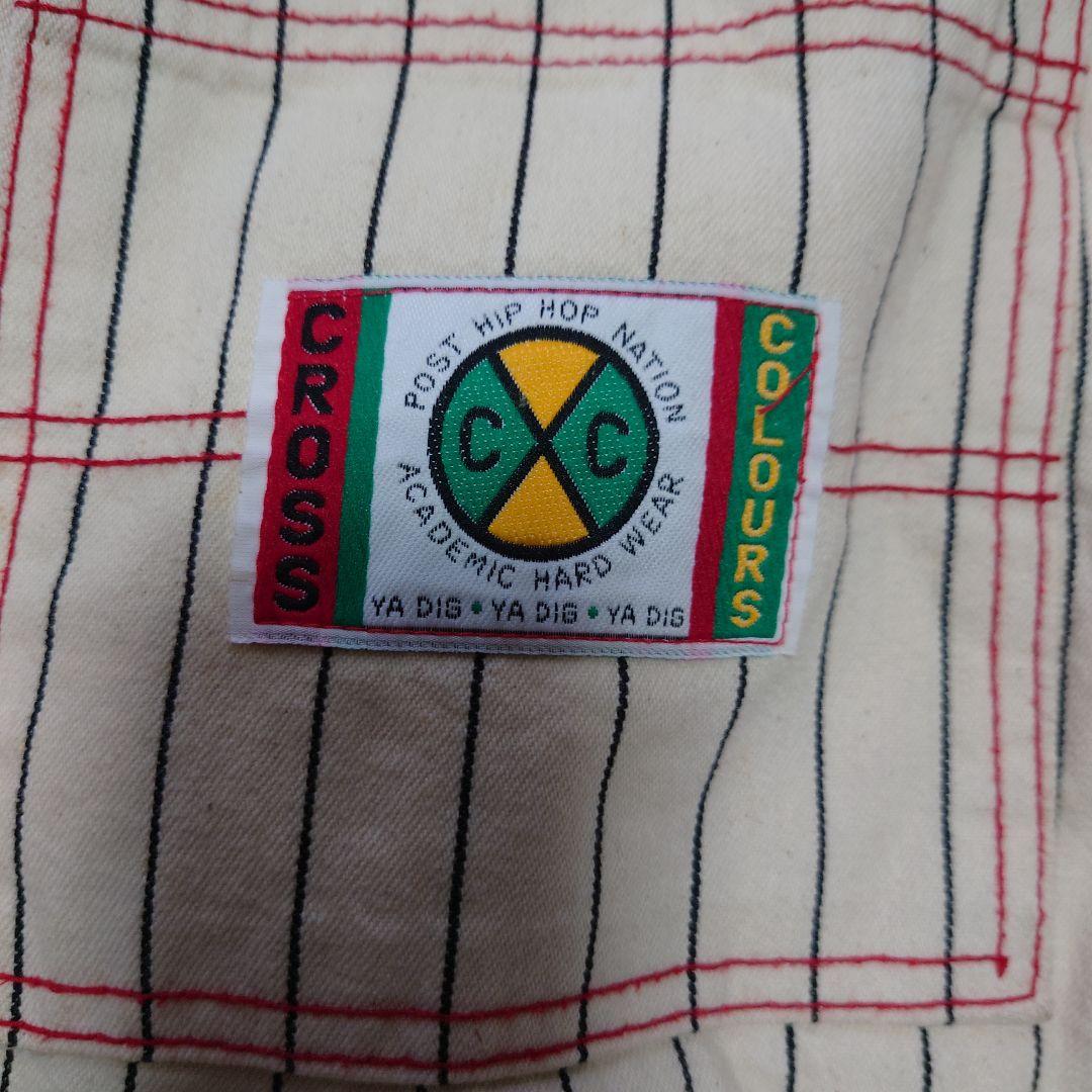 CROSS COLOURS ベースボールプリントチノパン