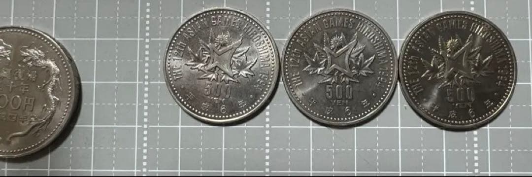 【バラ売り可】500円 プルーフ硬貨 19枚