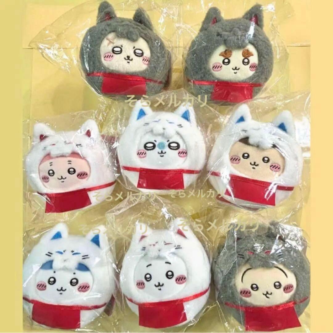 ちいかわ もぐもぐ本舗 伏見稲荷店 限定 稲荷だるまぬいぐるみ 全種8体セット