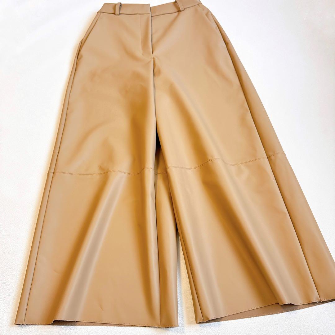 Heve ヘイヴ 24AW rubber pants ラバーパンツ　キャメル36