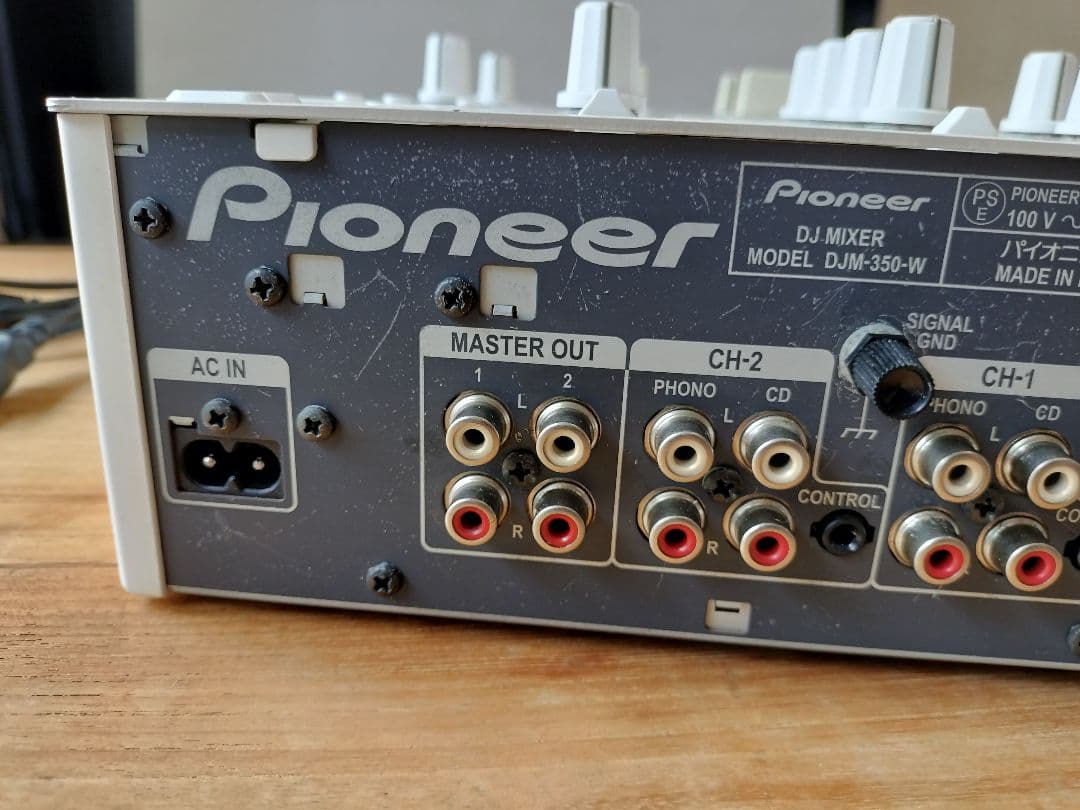 Pioneer パイオニア DJM-350 DJミキサー 動作確認済 レアカラー