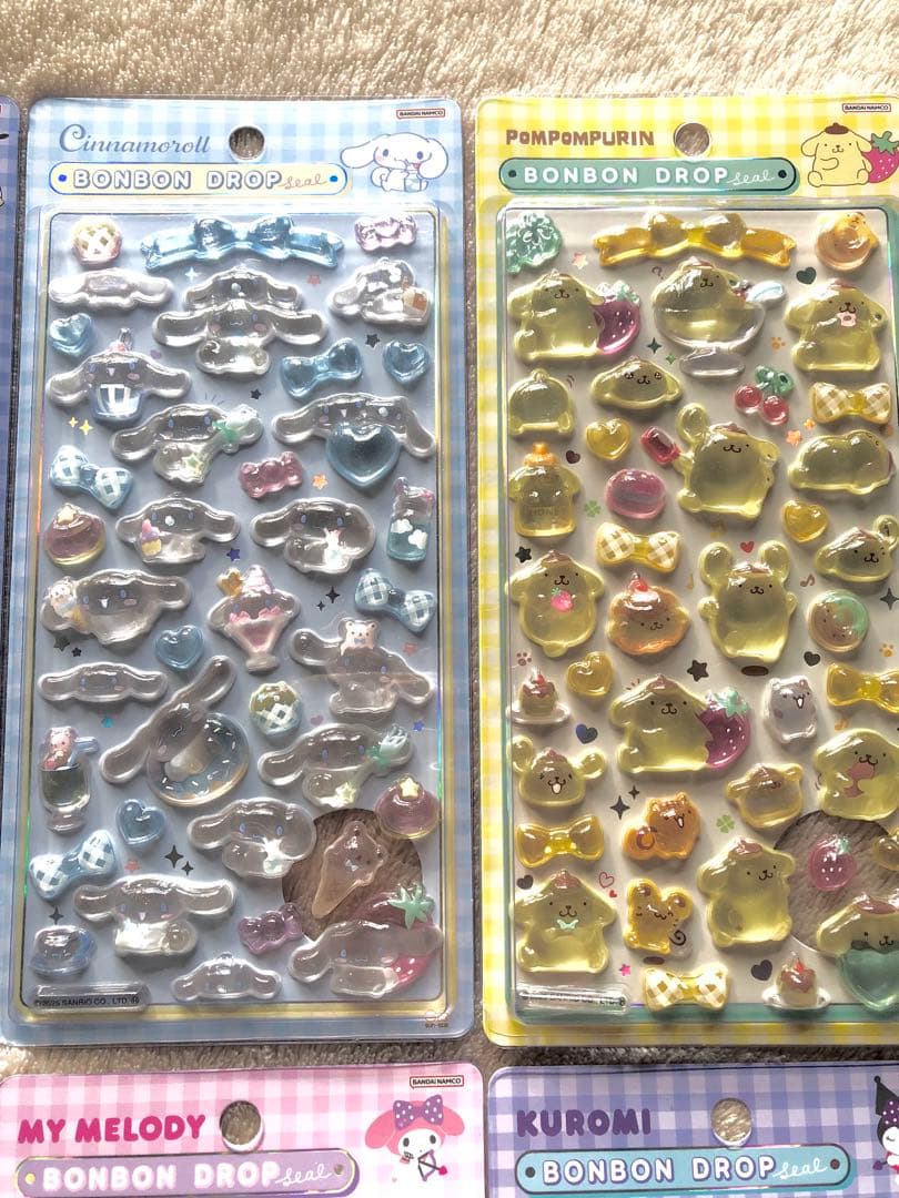 【国内正規品】ボンボンドロップシール　サンリオ全8セットまとめ