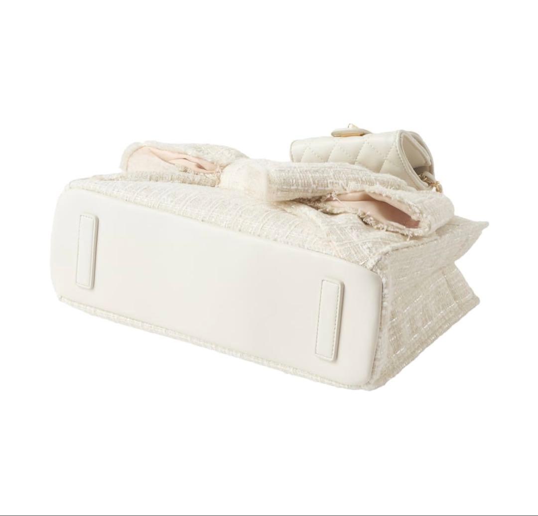 専用　ツイードリボンショルダーバッグ