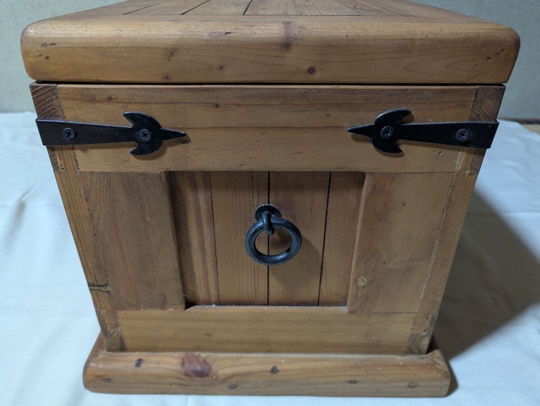 【マドリッドコレクション】木製宝箱 木箱 おもちゃ箱 コンテナ アンティーク風