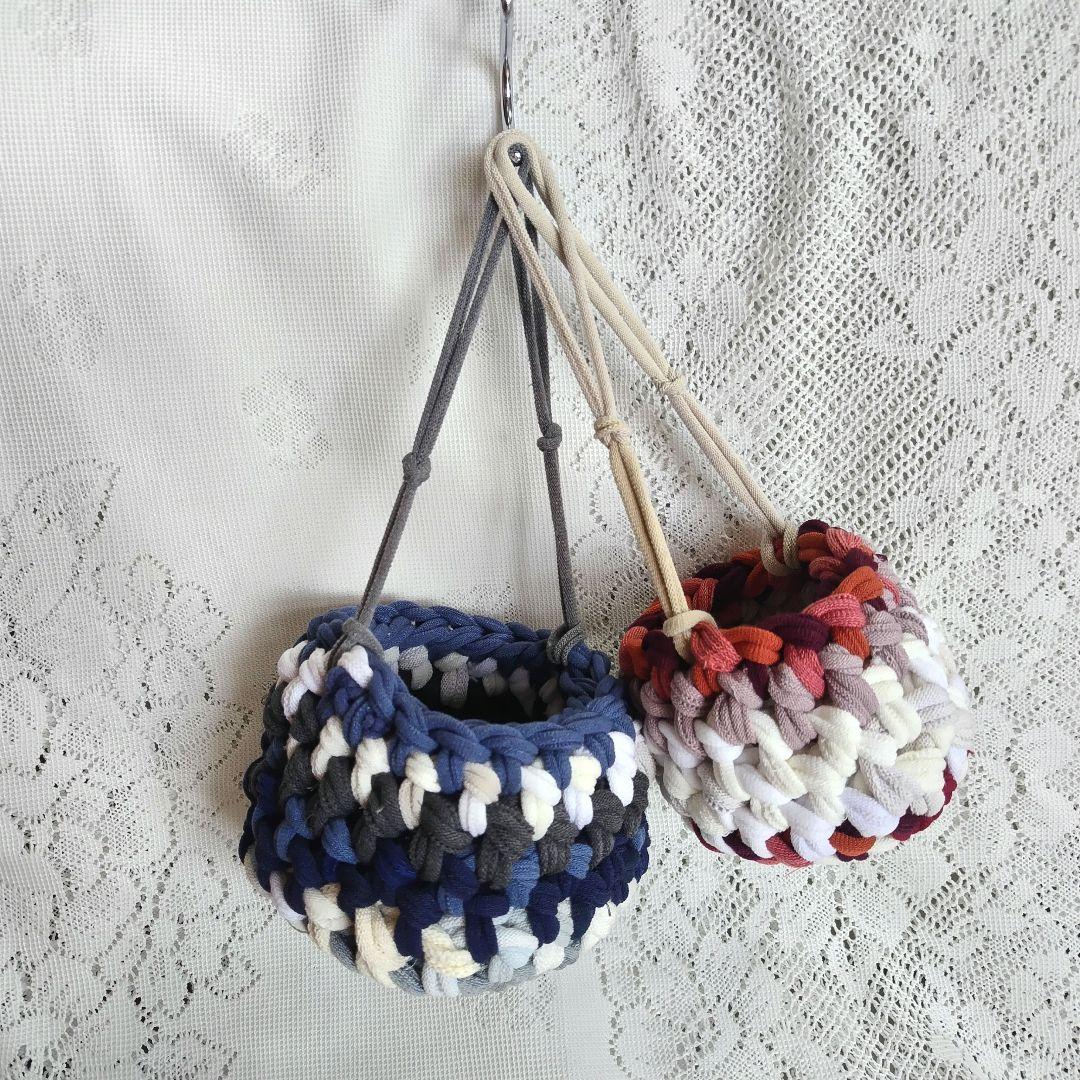 リクエストページ♡モモンガかごポーチ♡カラーお任せ２個セットハンギングバスケット