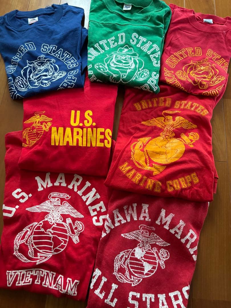 ヴィンテージUSMC 6枚（7枚×）セット マリンコープ