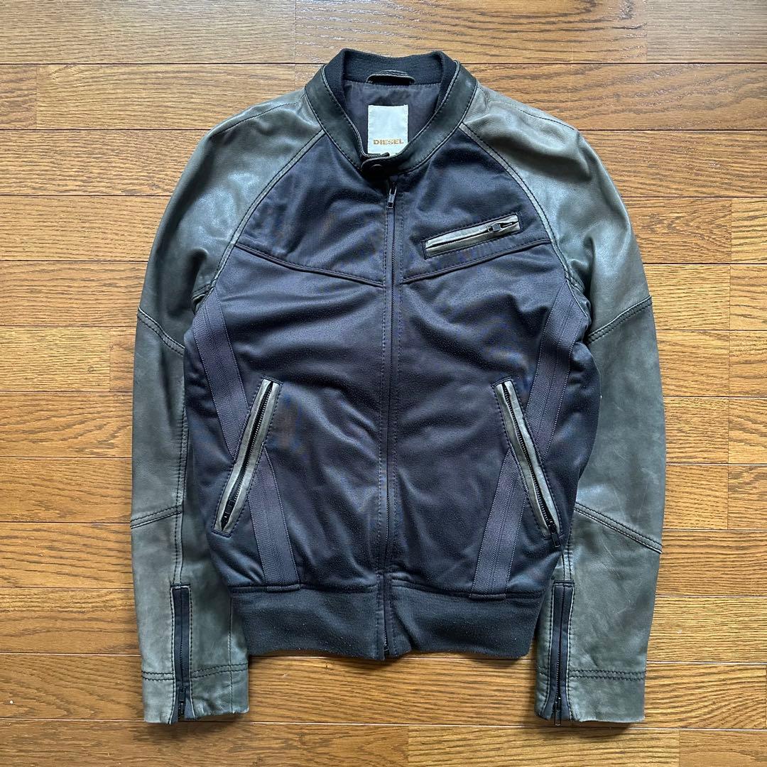 ジャケット・アウター 00s diesel Sheepskin Leather Jacket