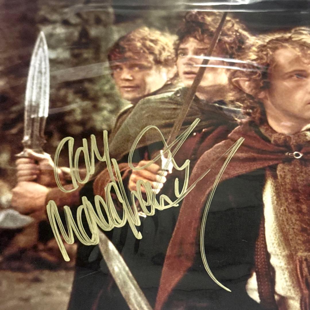 ロードオブザリング 直筆サイン 4枚組 ポートレート イライジャ・ウッド