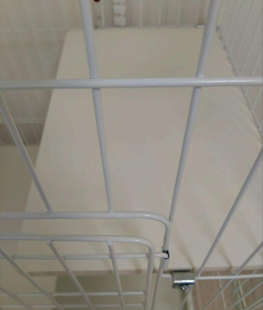 アイリスオーヤマ スリムキャットケージ 2段 ホワイト