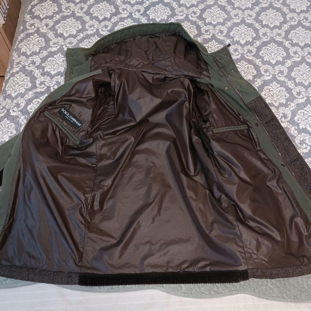 【美品】DOLCE&GABBANA　ドルチェ&ガッバーナ　ライナー付きコート