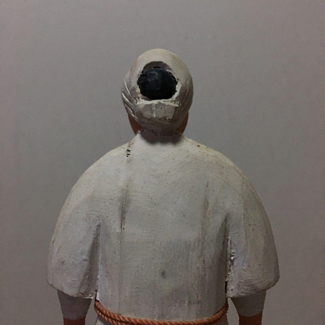 海女のむめさん　木彫人形　鳥羽水族館　木彫彩色　昭和レトロ　いやげもの　こけし