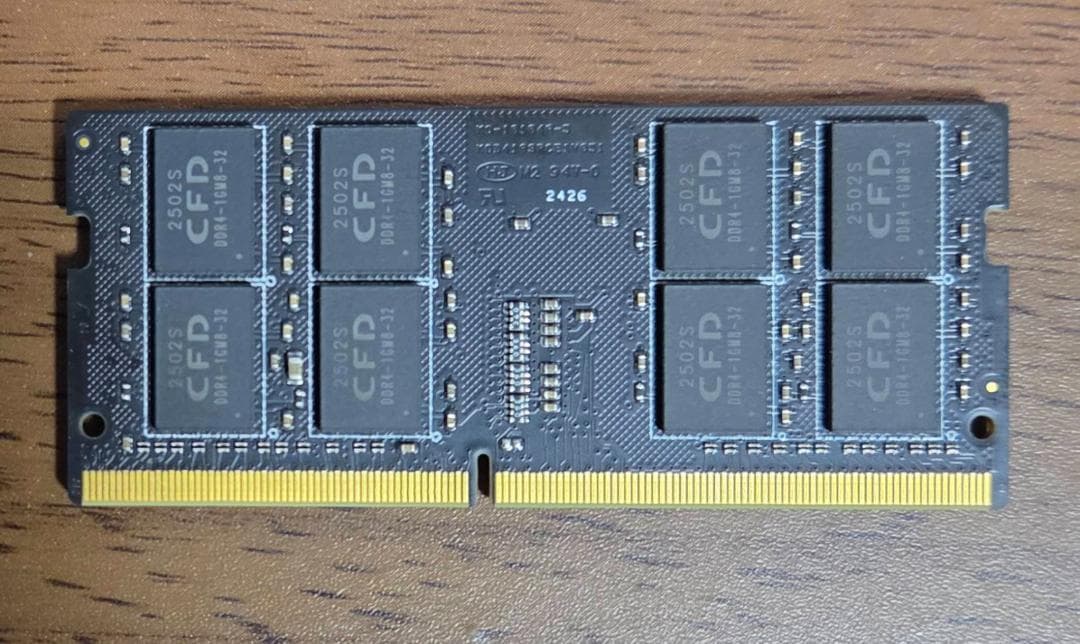 CFD ノートPC用メモリ 16GB DDR4 3200 PC4-25600
