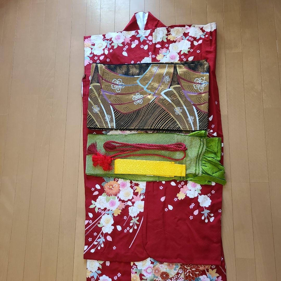 【159cm着画あります】丸昌★赤振袖セット