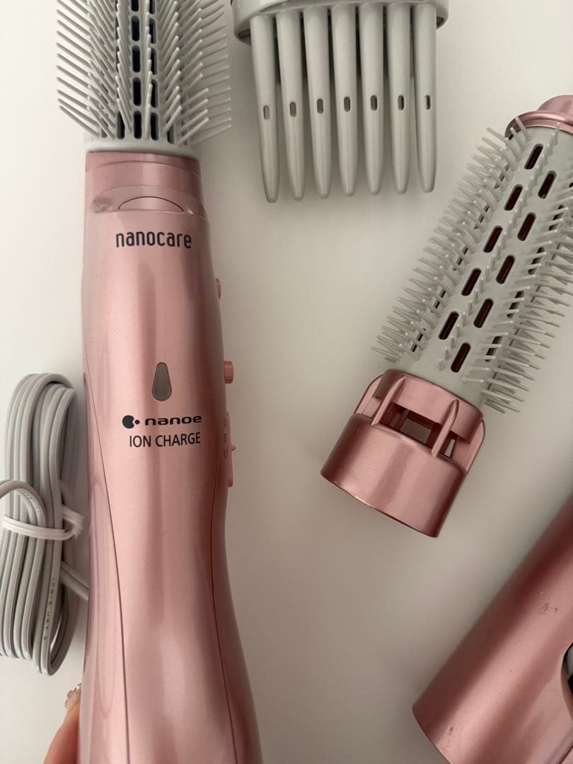 【箱無し1度使用】Panasonic くるくるドライヤー ナノケアEH-KN8G