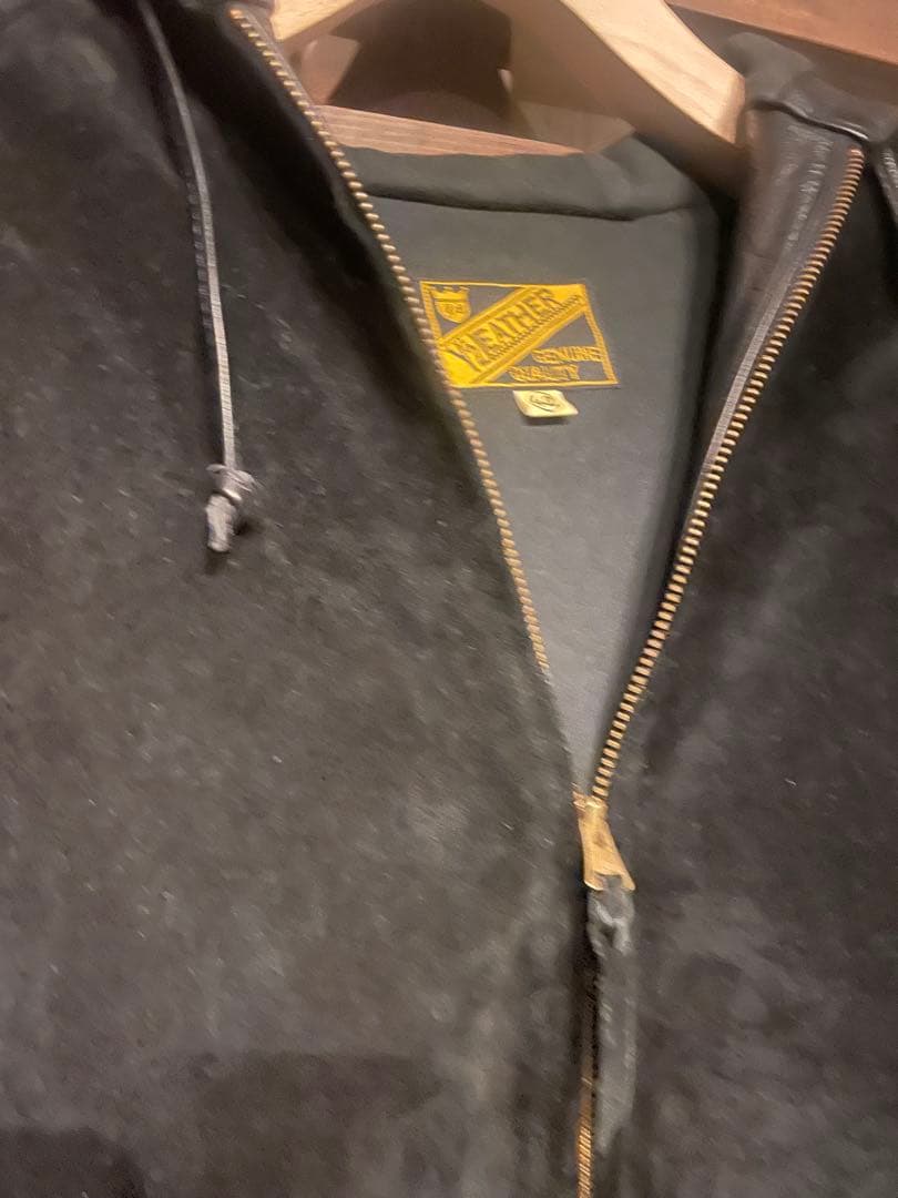 Y’2 LEATHER ワイツーレザー　パーカー　スエード　サイズ42 黒