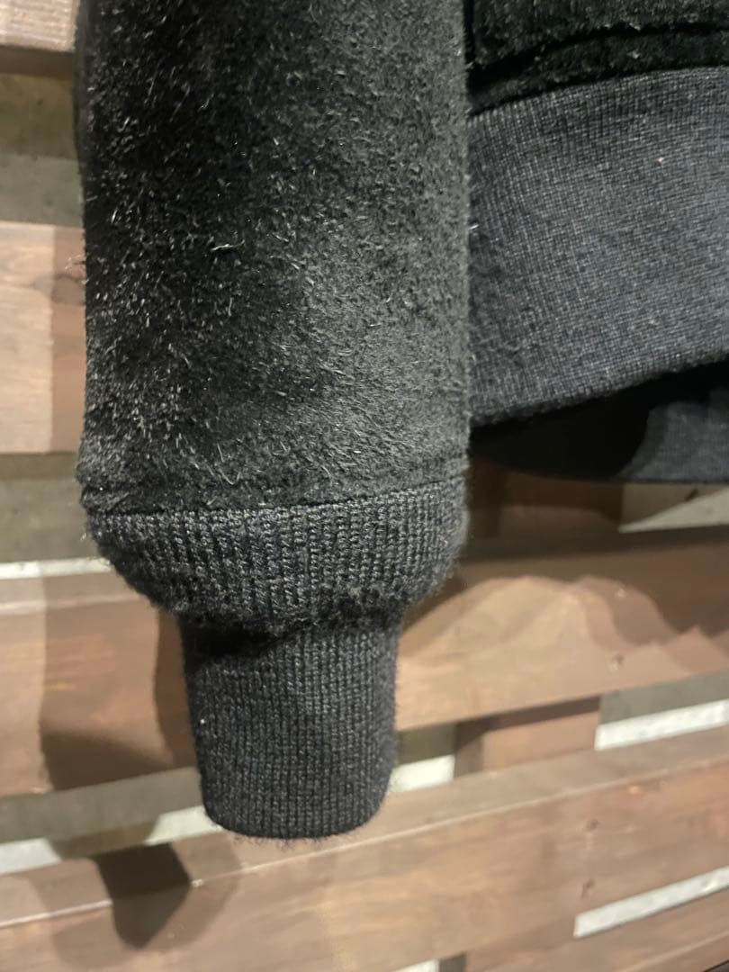 Y’2 LEATHER ワイツーレザー　パーカー　スエード　サイズ42 黒