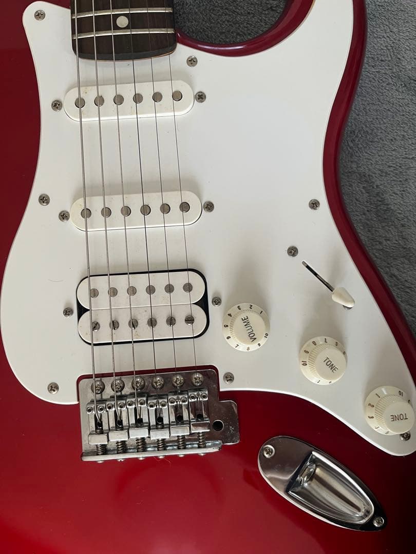 【Squier】ストラトキャスター レッド セット