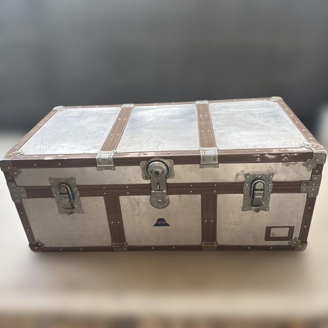 KOWA 60's トランク アルミ 船舶 収納 箱 台 ケース ボックス