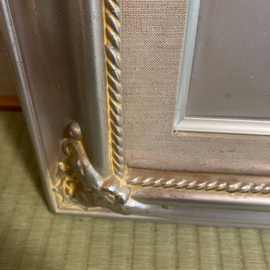 遠藤勝 バラ 油彩画 6号 額縁入り