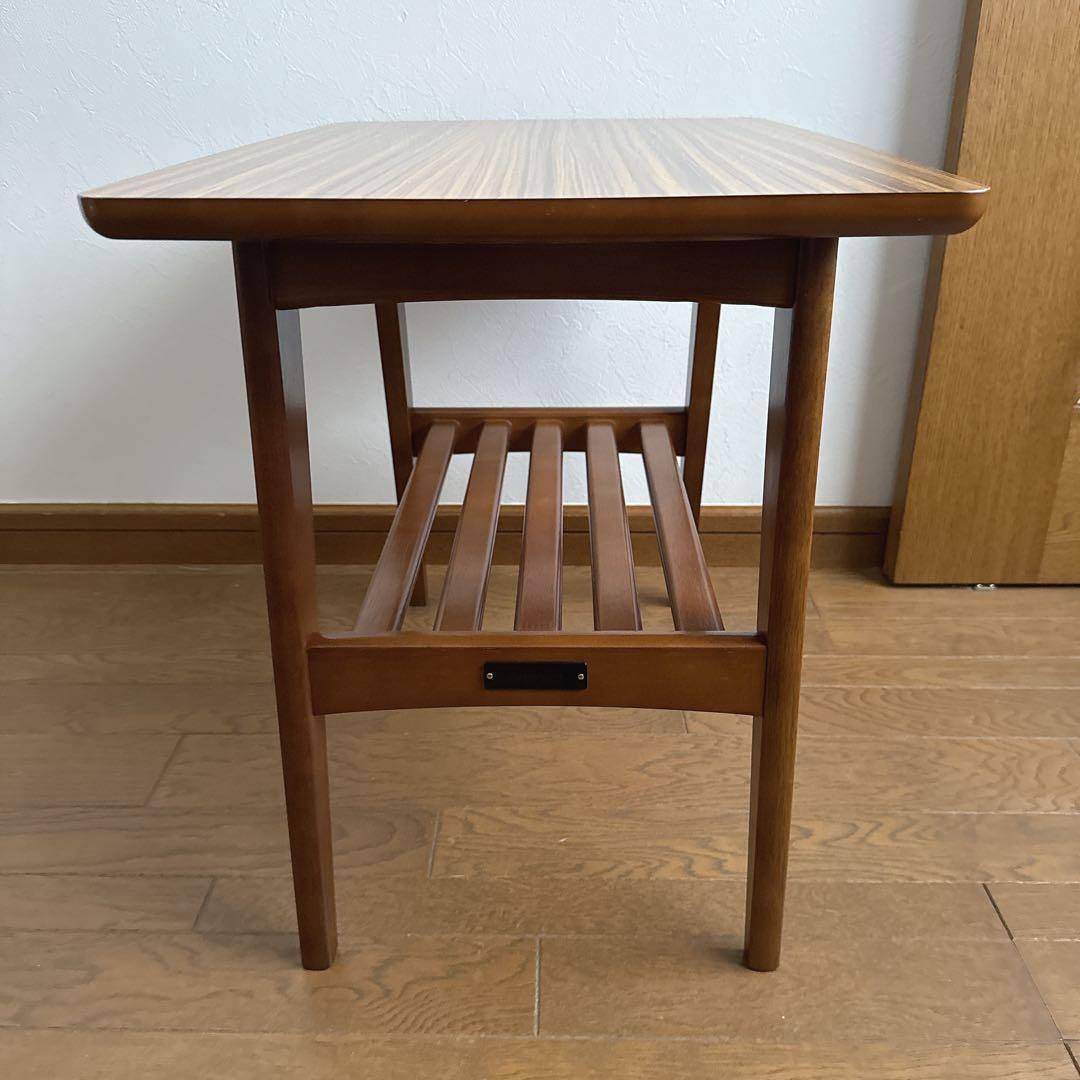 カリモク60　リビングテーブル　小　ウォールナット　サイドテーブル　ローテーブル