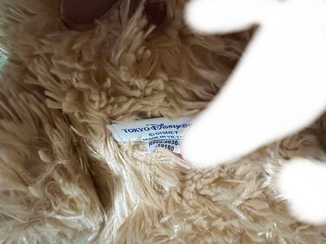 ダッフィー、シェリーメイのMサイズぬいぐるみ