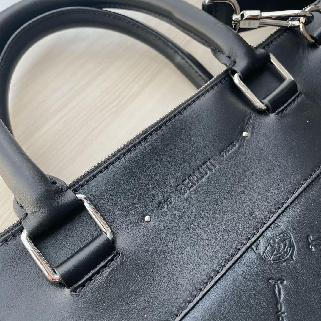 【ベルルッティ】On Time バッグ　ブリーフケース