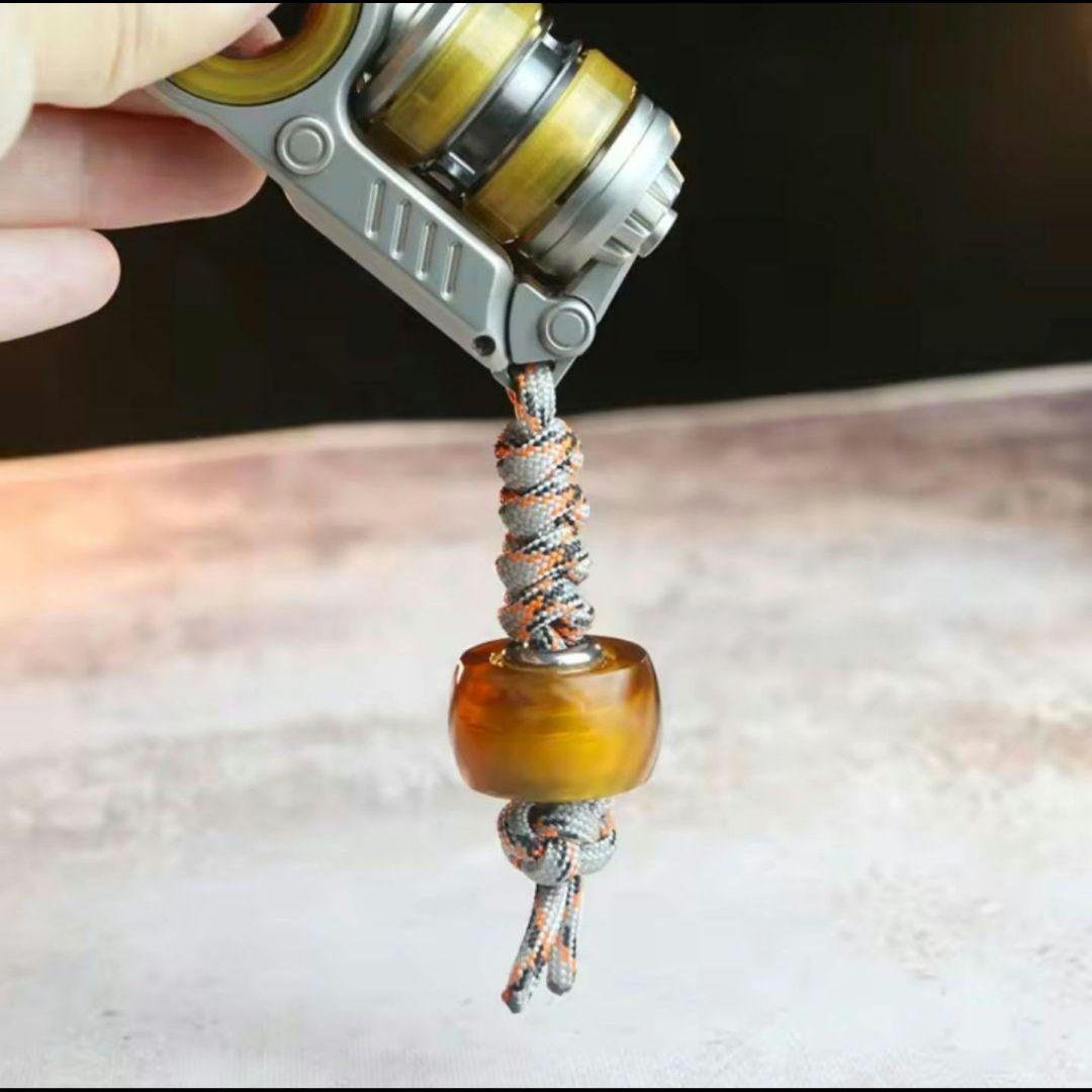 新品 フィジェットトイ スタングレネード 音叉内蔵 EDC スライダー ゴールド