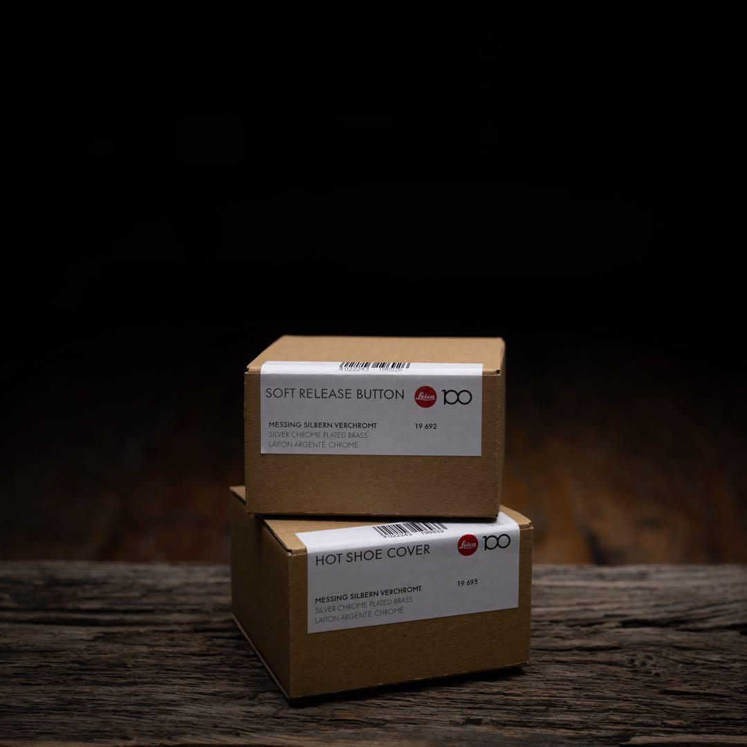 新品 Leica ライカ100周年限定 ホットシューカバー＆リレーズボタンセッ