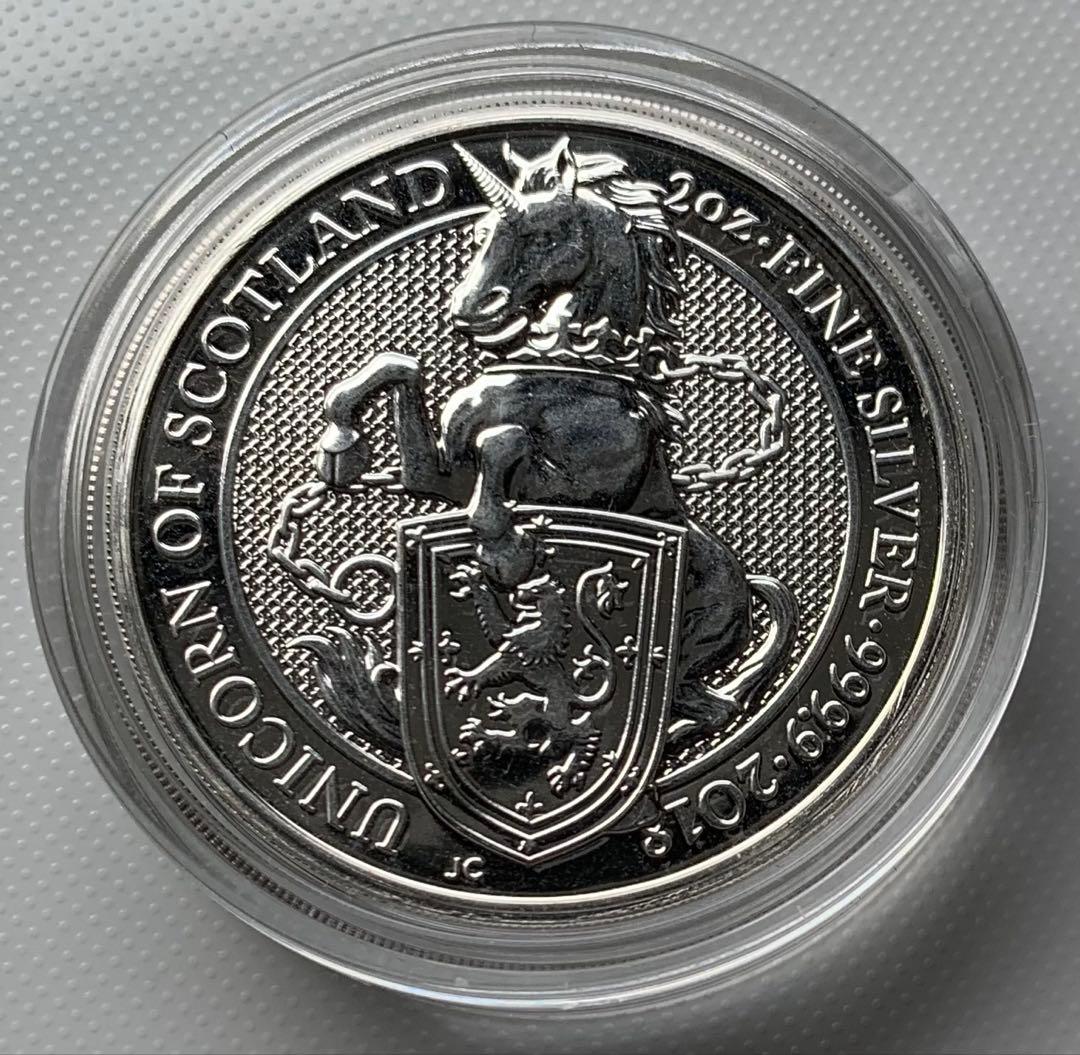 G*u様 ユニコーン オブ スコットランド 2オンス 銀貨