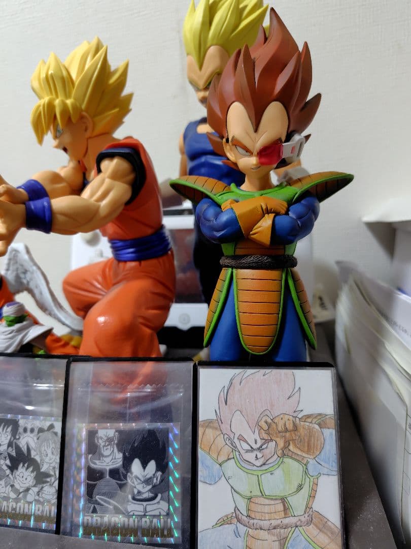 初期 ベジータ フィギュア/赤髪 茶髪