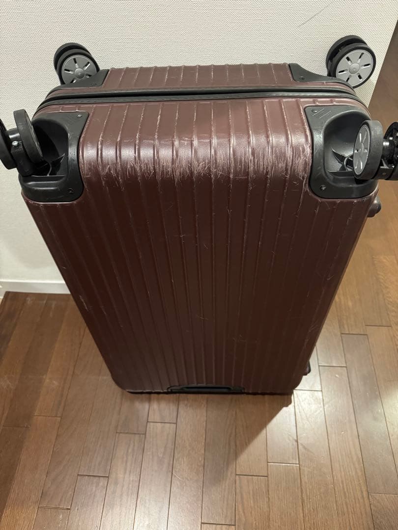 (破損あり)RIMOWA リモワSALSA マットカルモナレッド　キャリーケース
