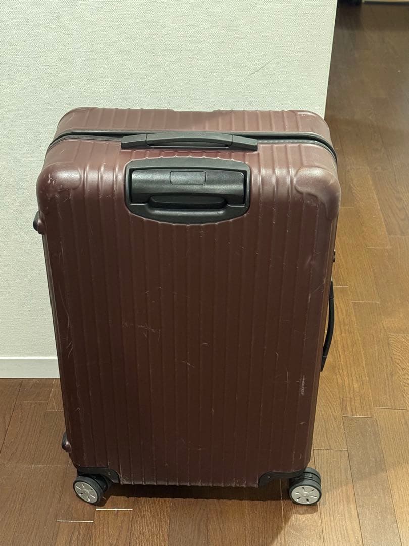 (破損あり)RIMOWA リモワSALSA マットカルモナレッド　キャリーケース