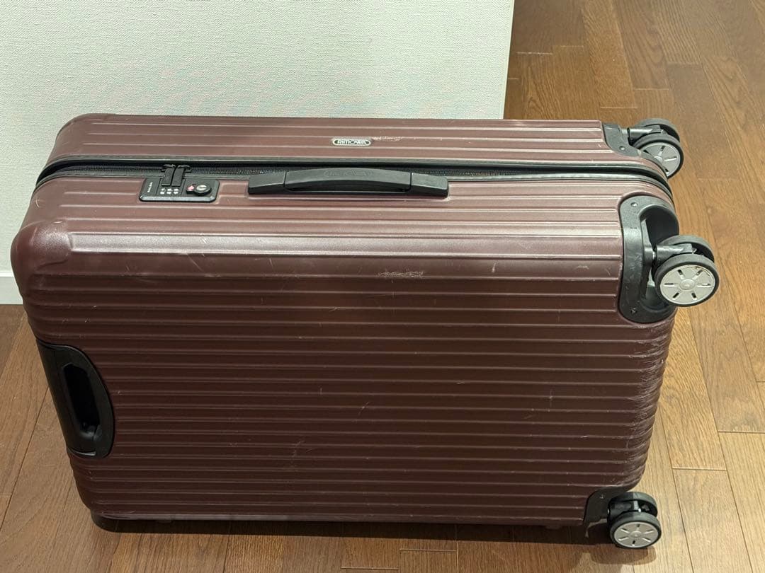 (破損あり)RIMOWA リモワSALSA マットカルモナレッド　キャリーケース