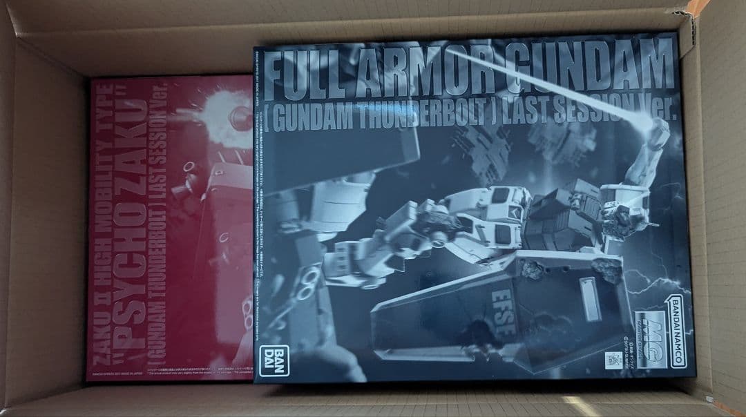 1/100 MGフルアーマーガンダム & サイコザクラストセッション未組立
