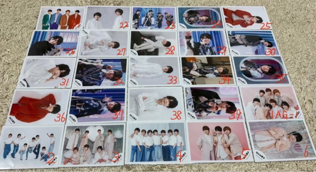 【バラ売り希望値段提示可、定価以下】なにわ男子 公式写真 まとめ売り 179枚