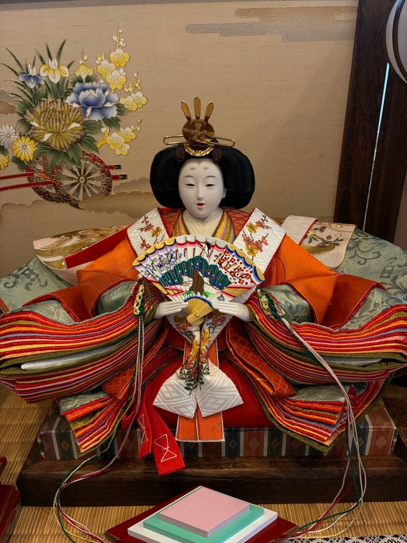 京雛　龍飛作　雛人形　お道具一式