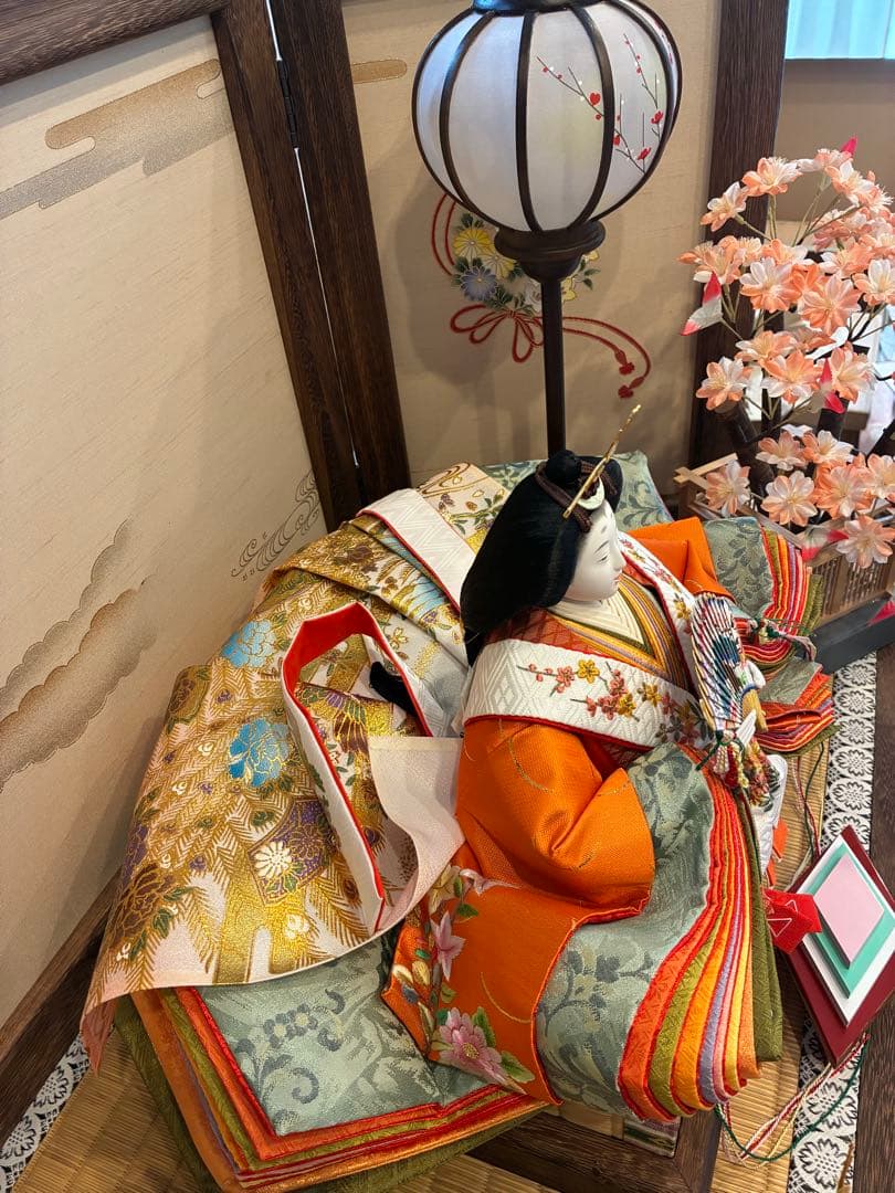 京雛　龍飛作　雛人形　お道具一式